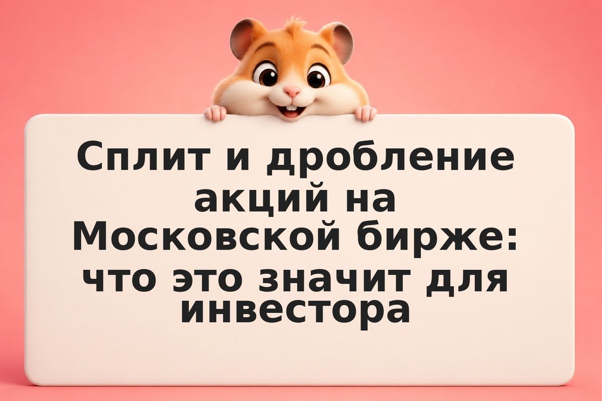 Сплит и дробление акций на Московской бирже: что это значит для инвестора