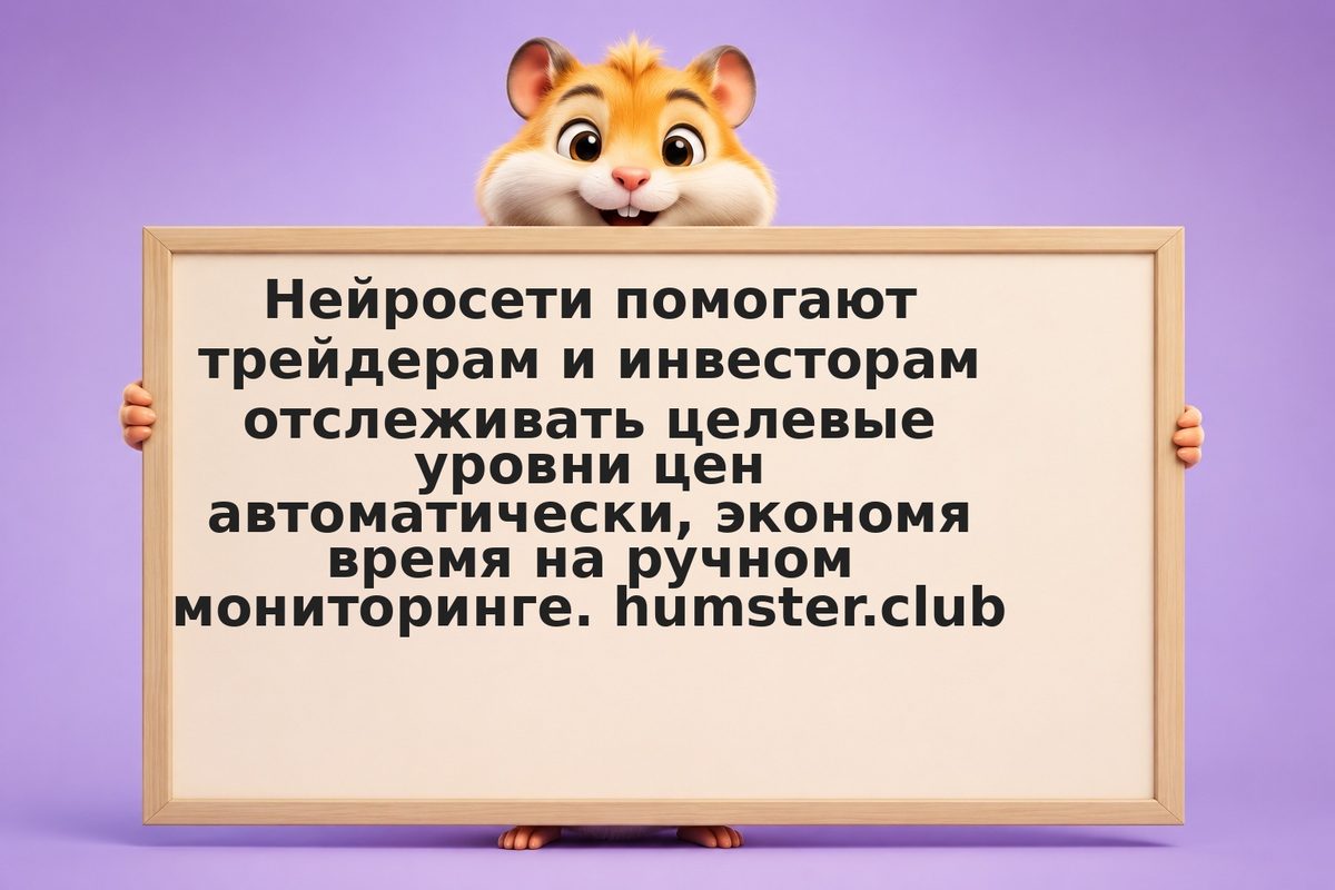 Нейросеть для уведомлений о достижении целевого уровня цены: API, платформы и ра