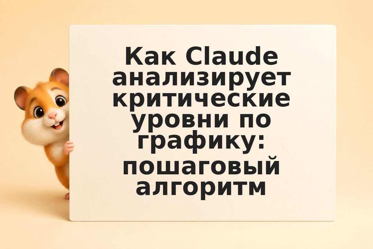 Как Claude анализирует критические уровни по графику: пошаговый алгоритм