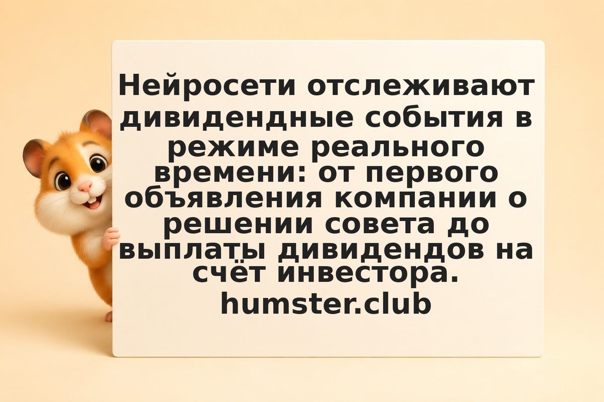 Дивидендные алерты: от объявления акционерного совета до выплаты на счёт