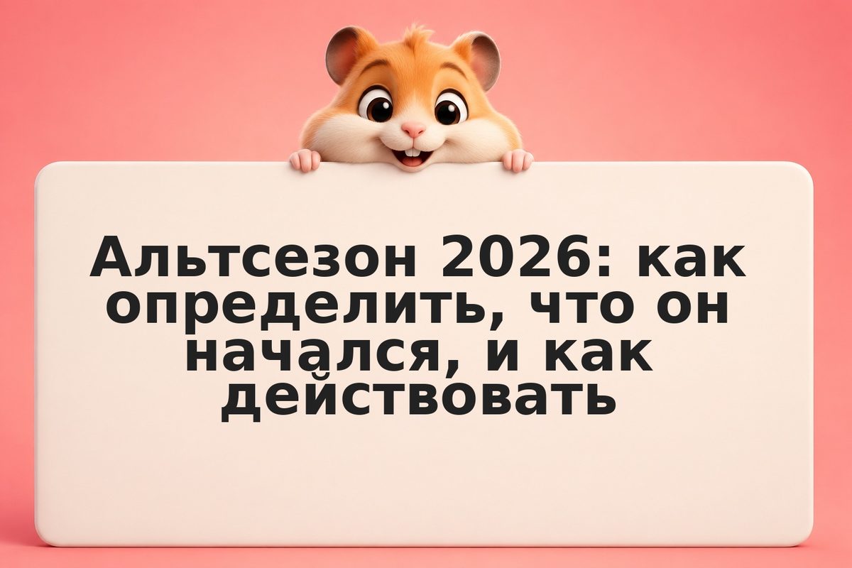 Альтсезон 2026: как определить, что он начался, и как действовать