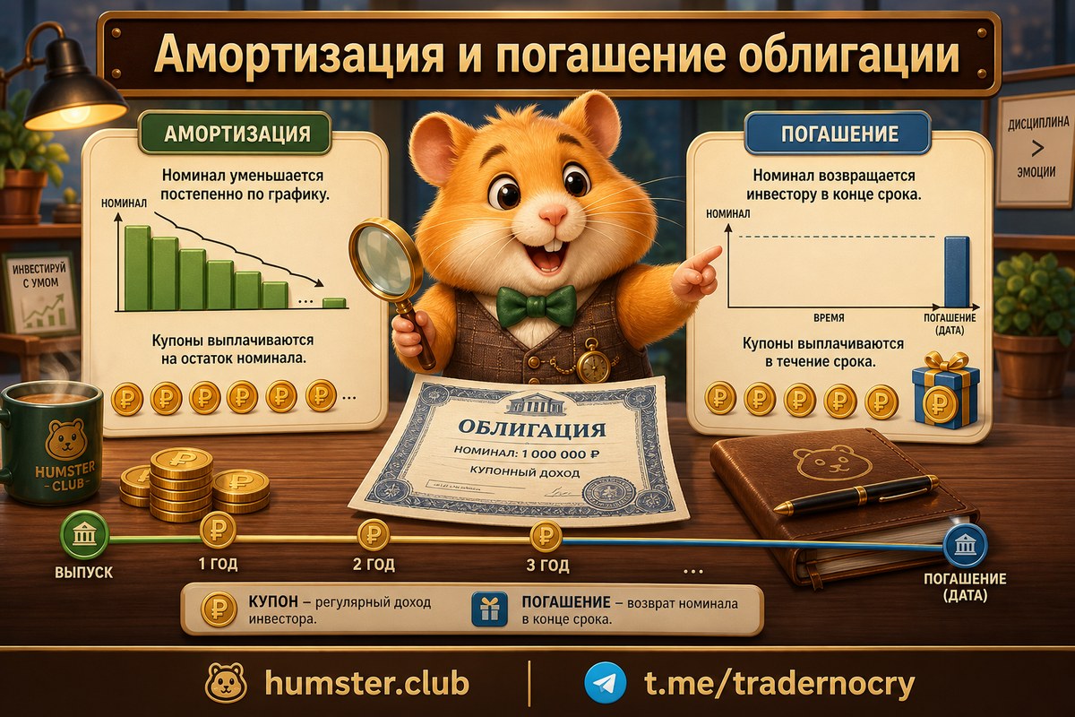 Амортизация и погашение облигации: как возвращается номинал