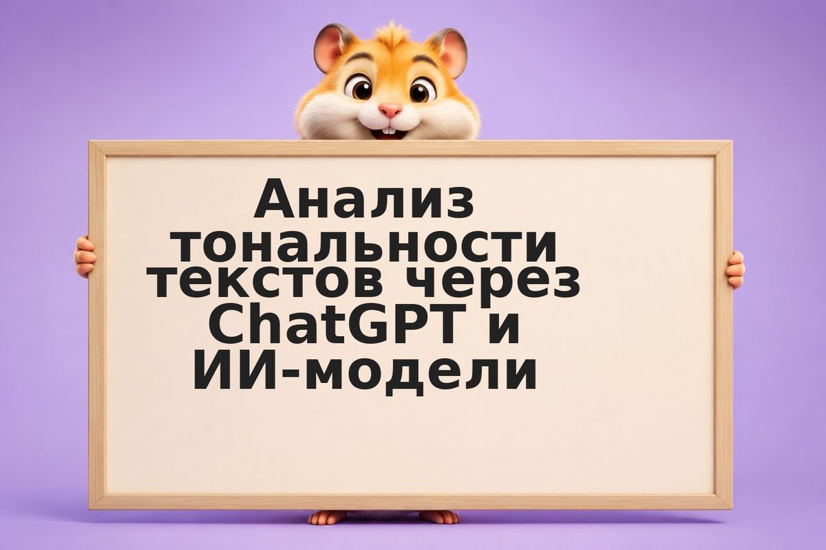 Анализ тональности текстов через ChatGPT и ИИ-модели