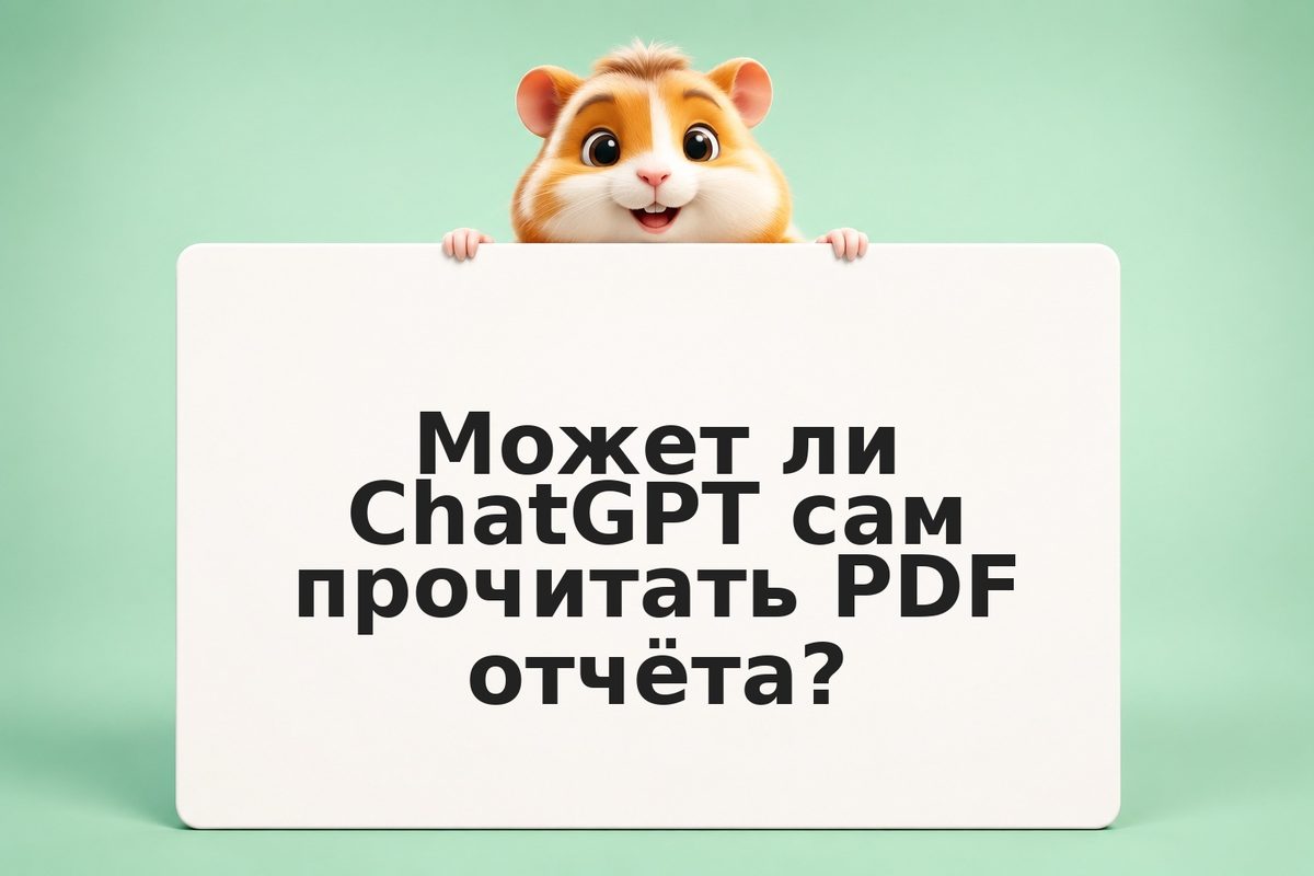 Как использовать ChatGPT для анализа отчётности за 10 минут