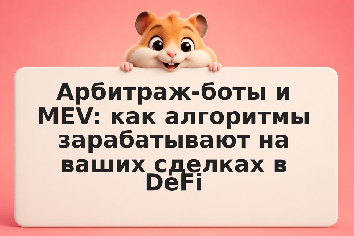 Арбитраж-боты и MEV: как алгоритмы зарабатывают на ваших сделках в DeFi