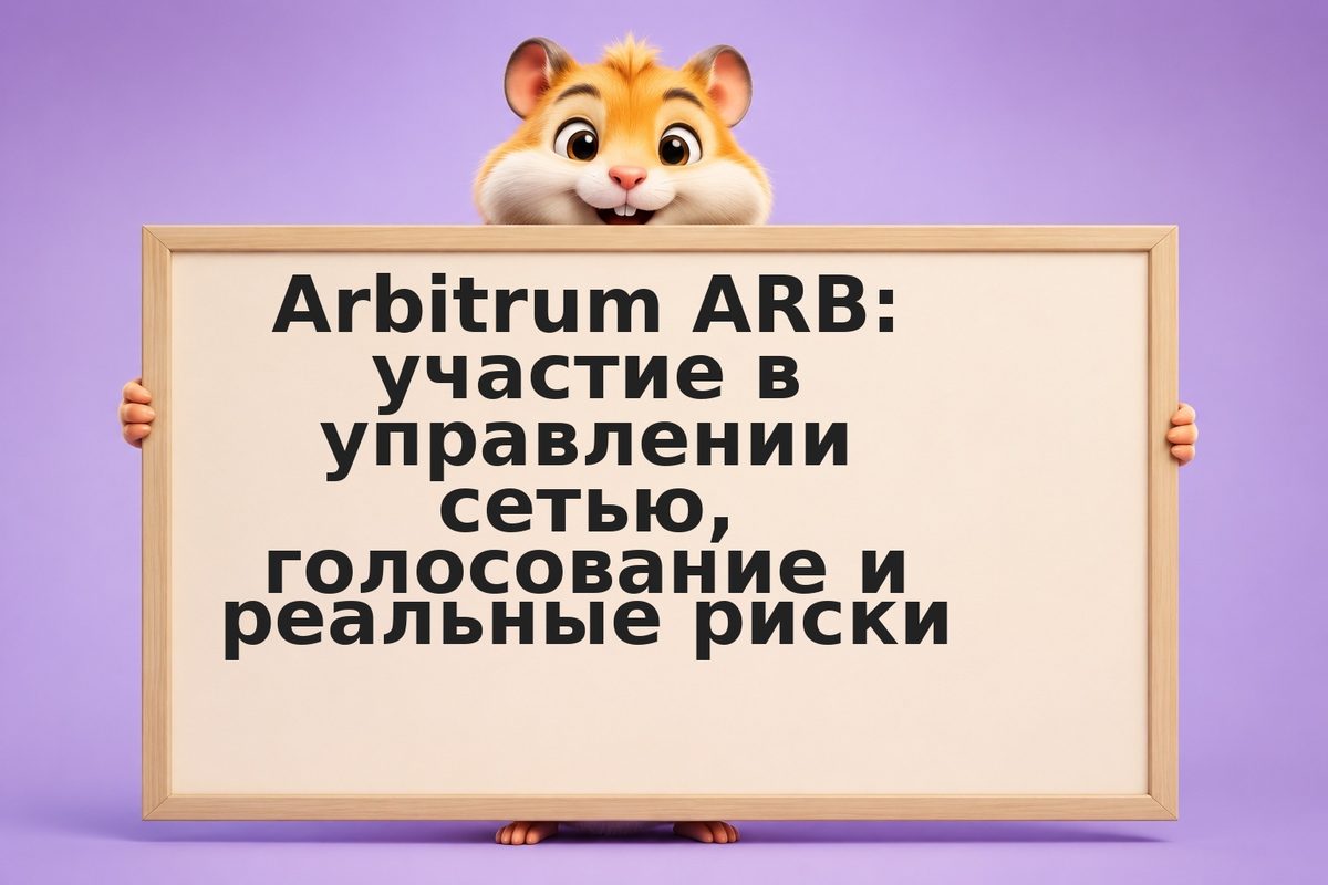 Arbitrum ARB: участие в управлении сетью, голосование и реальные риски