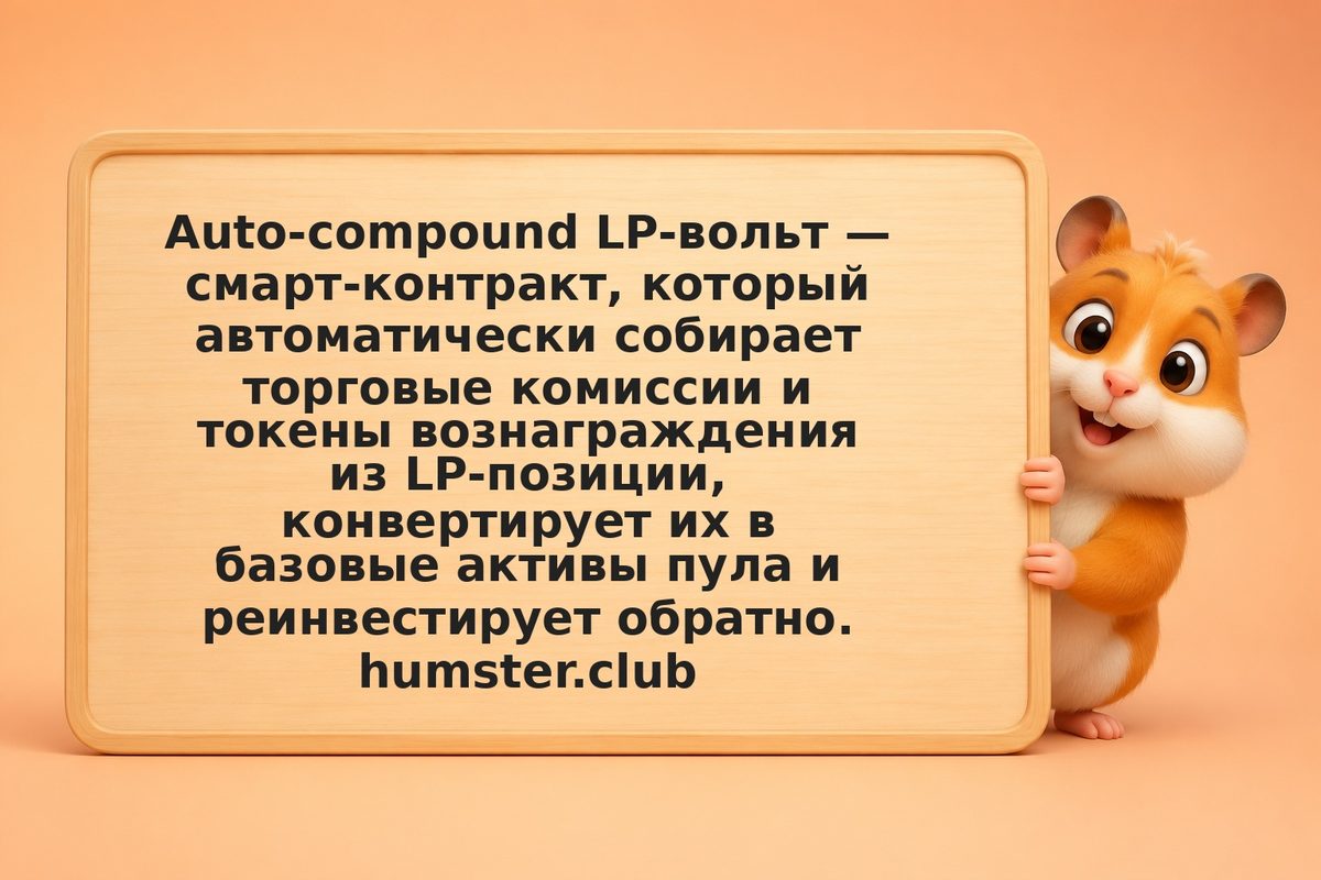 Auto-compound LP-вольты: автоматический реинвест наград