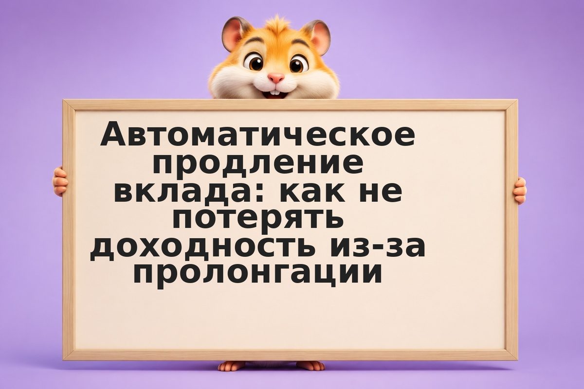 Автоматическое продление вклада: как не потерять доходность из-за пролонгации