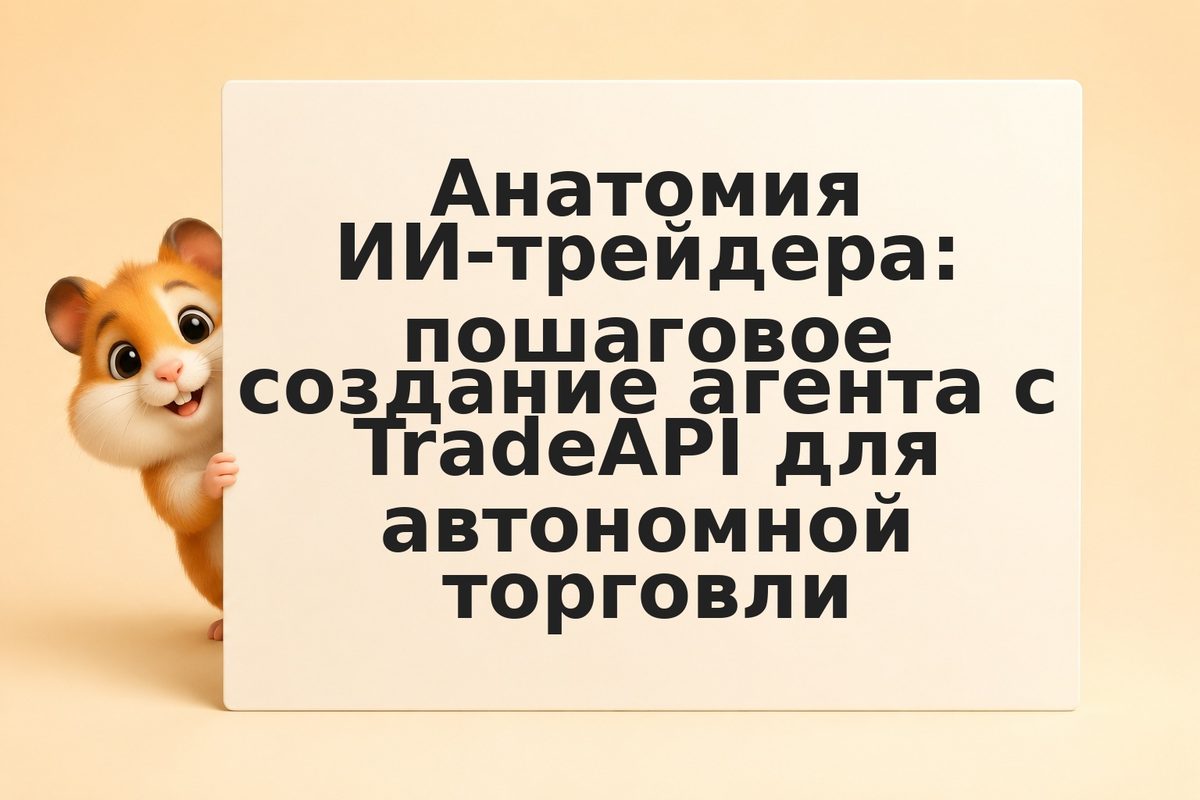 Анатомия ИИ-трейдера: пошаговое создание агента с TradeAPI для автономной торгов