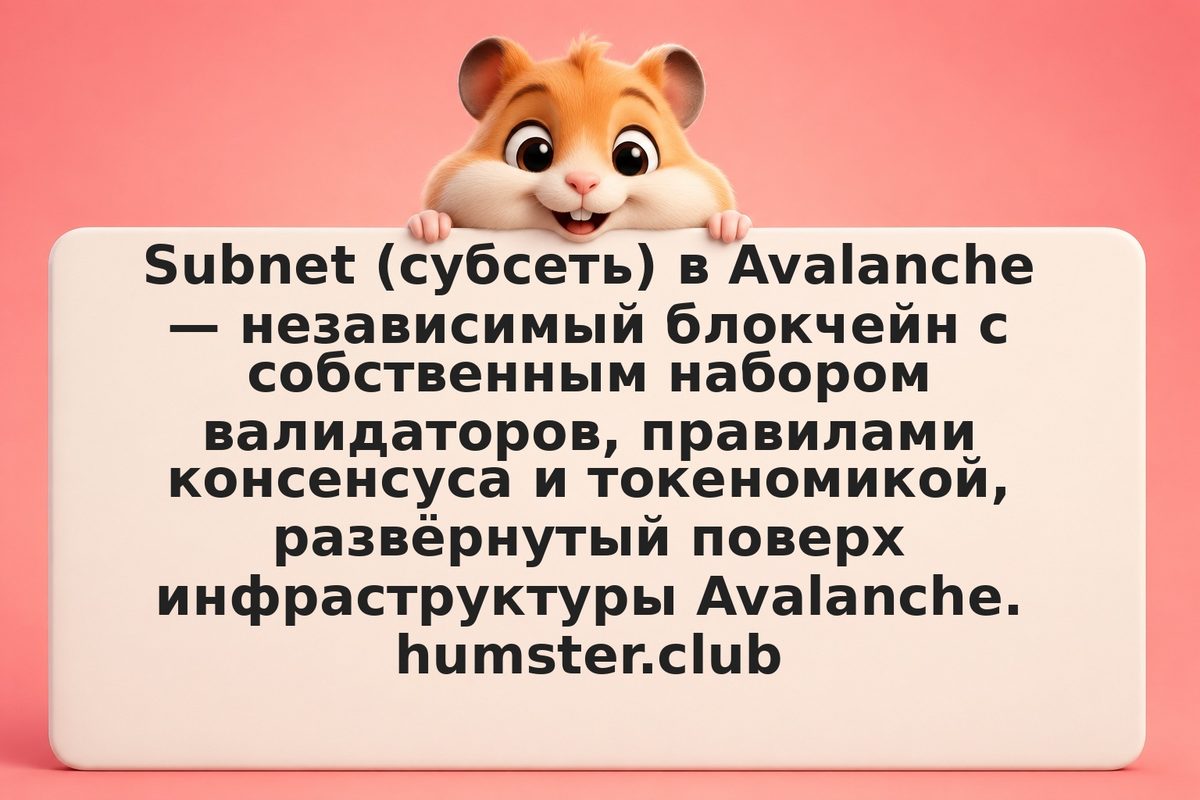 Avalanche subnets: что это такое и зачем нужны в 2026 году