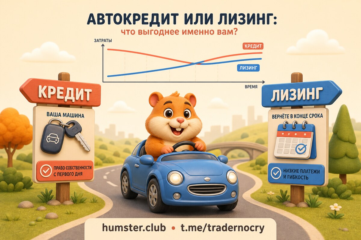 Автокредит или лизинг для физлица: что выгоднее в 2026