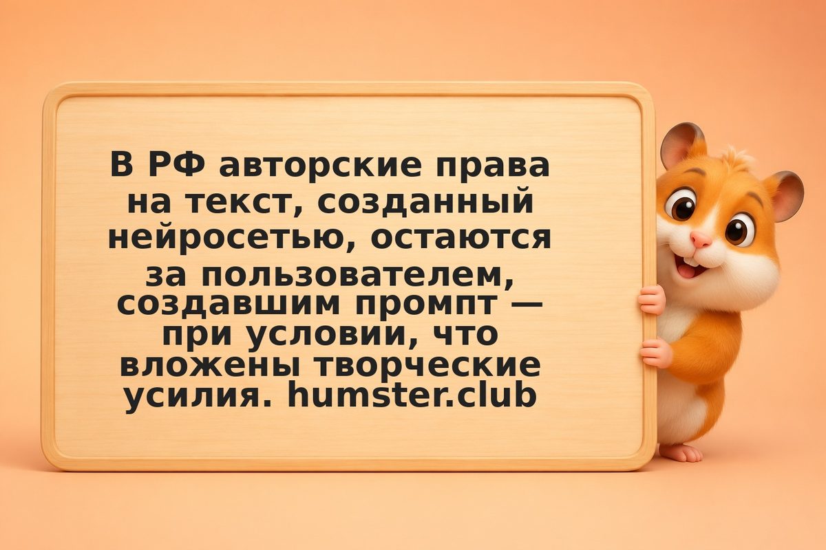 Авторское право на тексты от AI: кому принадлежат результаты