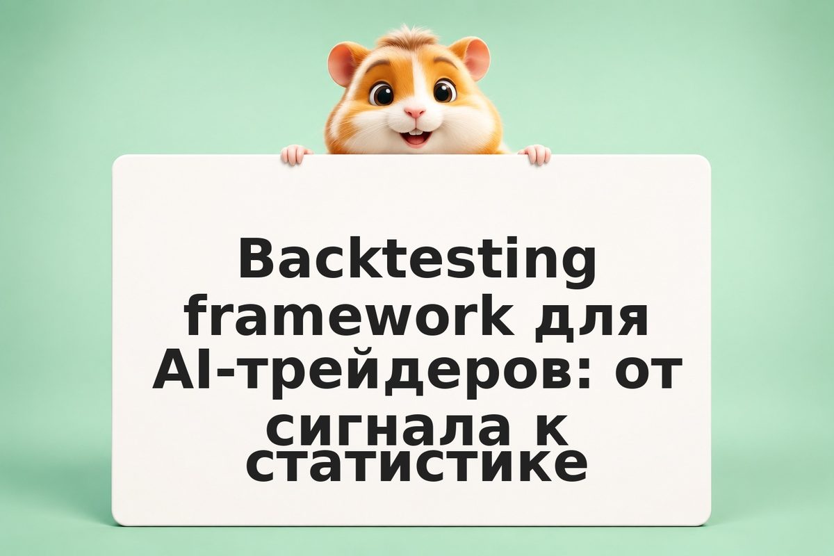 Backtesting framework для AI-трейдеров: от сигнала к статистике