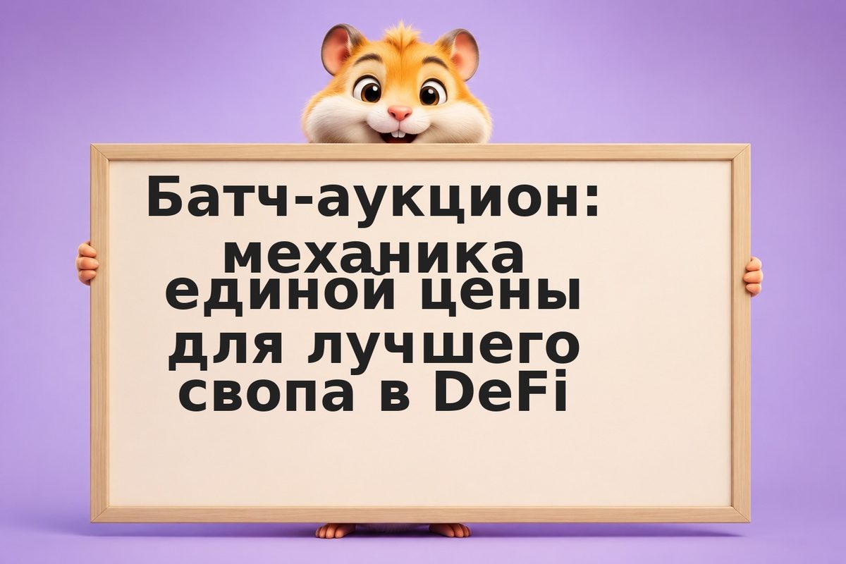 Батч-аукцион: механика единой цены для лучшего свопа в DeFi