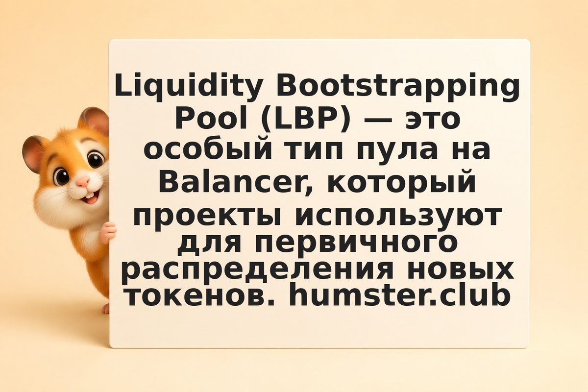 Balancer LBP: справедливое распределение новых токенов через пулы