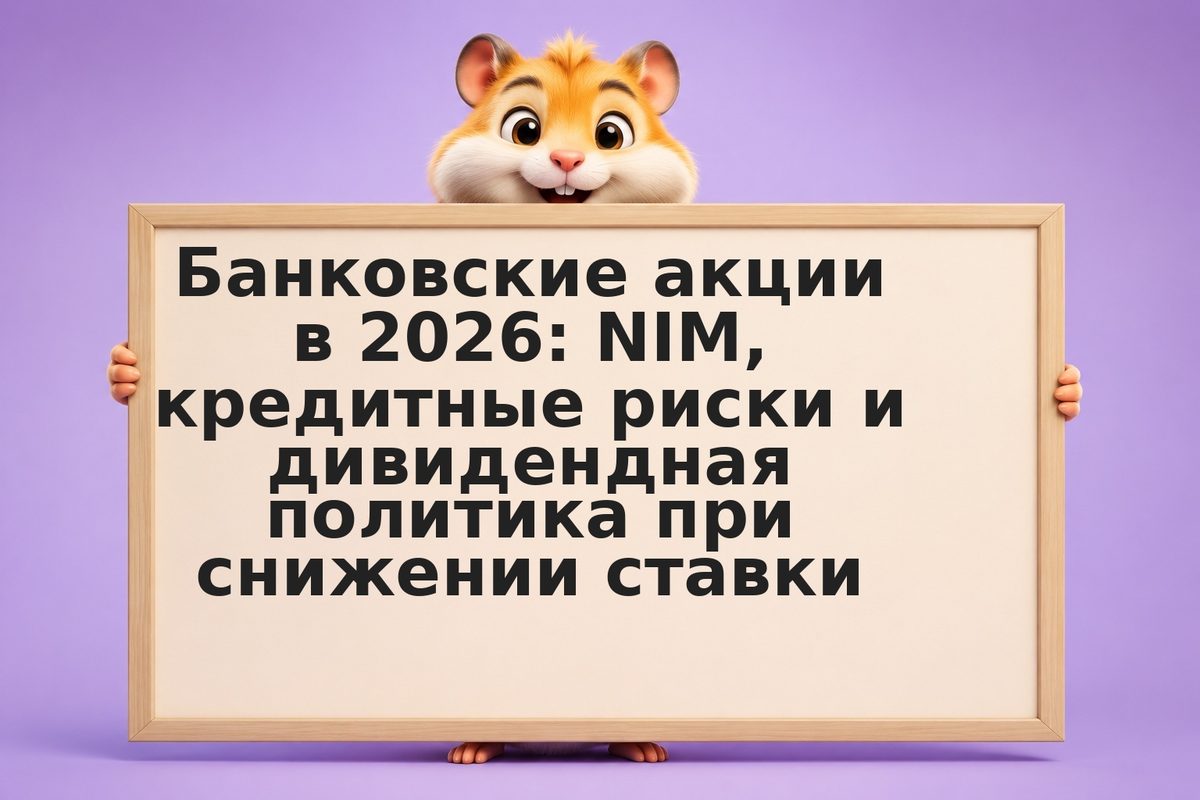 Банковские акции в 2026: NIM, кредитные риски и дивидендная политика при снижени