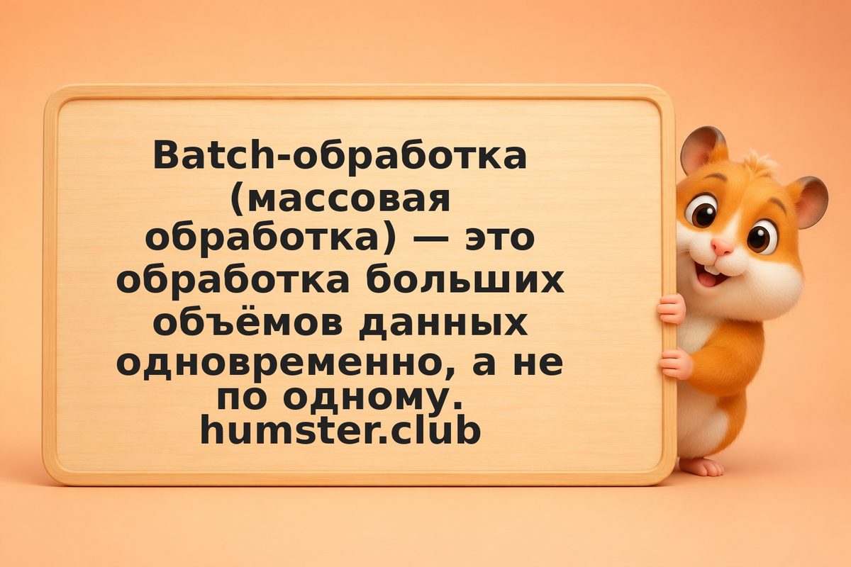Batch-обработка: 1000 документов обработай за ночь