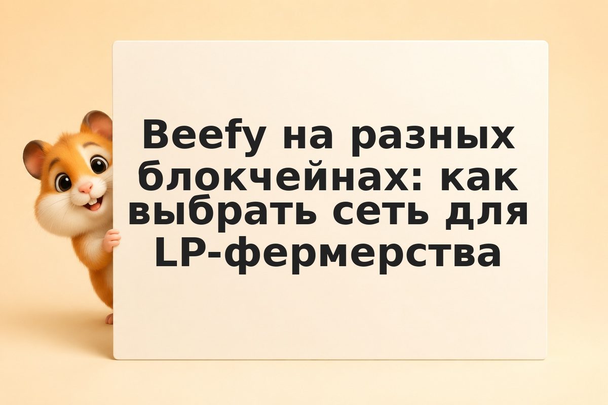 Beefy на разных блокчейнах: как выбрать сеть для LP-фермерства