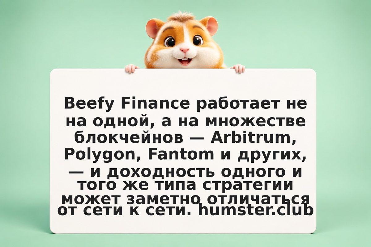 Beefy на разных блокчейнах: как выбрать сеть для LP-фермерства
