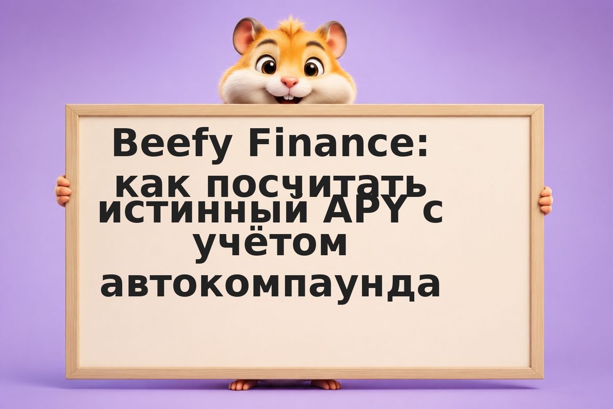 Beefy Finance: как посчитать истинный APY с учётом автокомпаунда