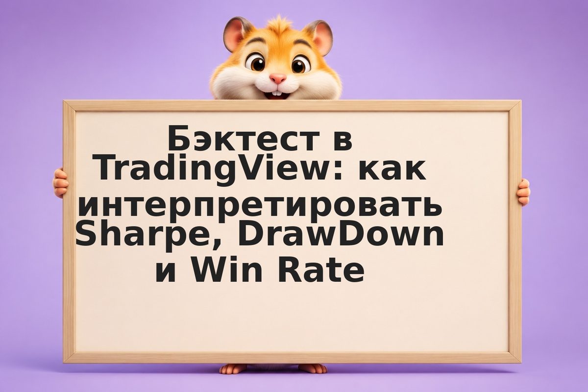 Бэктест в TradingView: как интерпретировать Sharpe, DrawDown и Win Rate