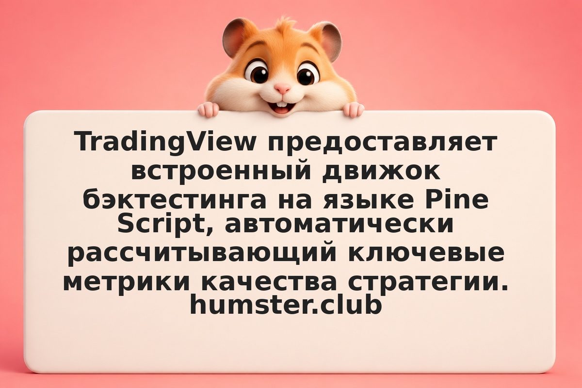 Бэктест в TradingView: как интерпретировать Sharpe, DrawDown и Win Rate