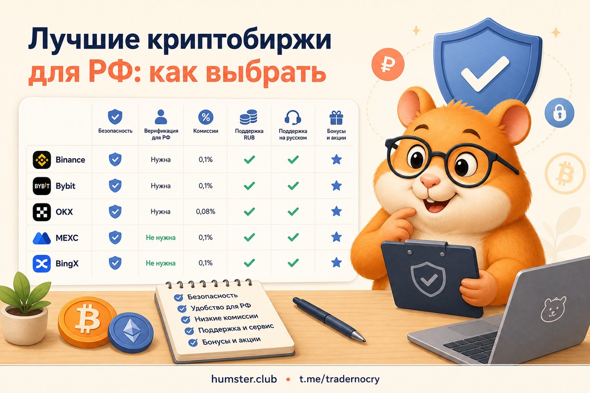 Как выбрать криптобиржу для резидента РФ: четыре критерия