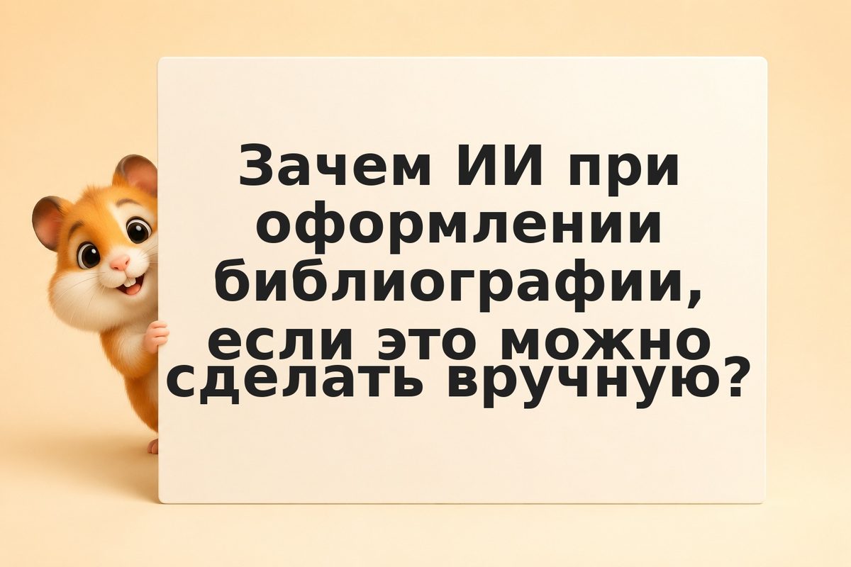 Как оформить библиографию в дипломе с помощью ИИ