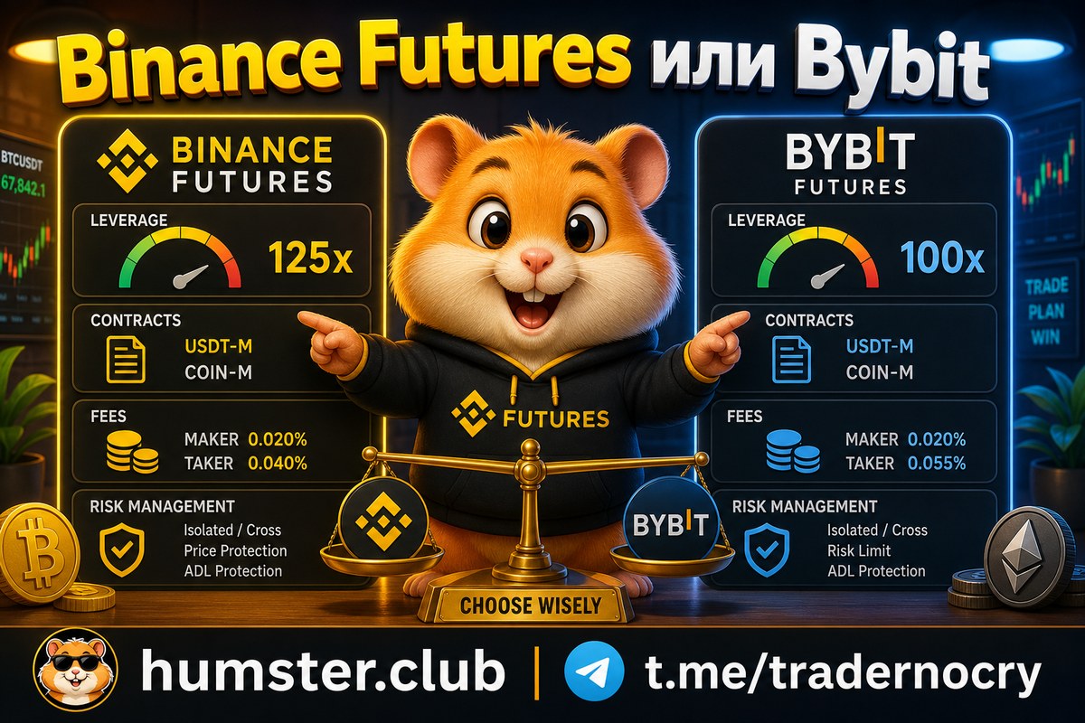 Плечо до 125x на Binance и Bybit: маржа, ликвидации и защита счёта в 2026