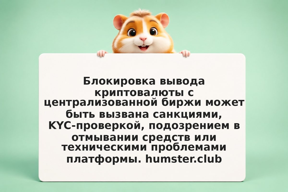 Что делать если биржа заблокировала вывод крипты