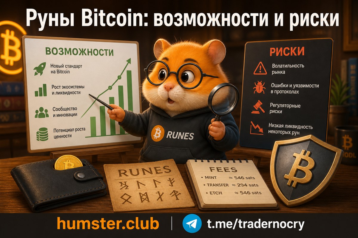 Bitcoin Runes: как работает протокол токенов на Bitcoin и чем отличается от Ordi