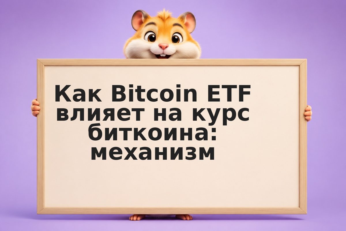 Как Bitcoin ETF влияет на курс биткоина: механизм