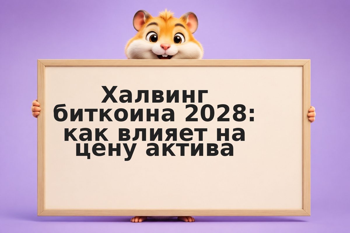 Халвинг биткоина 2028: как влияет на цену актива