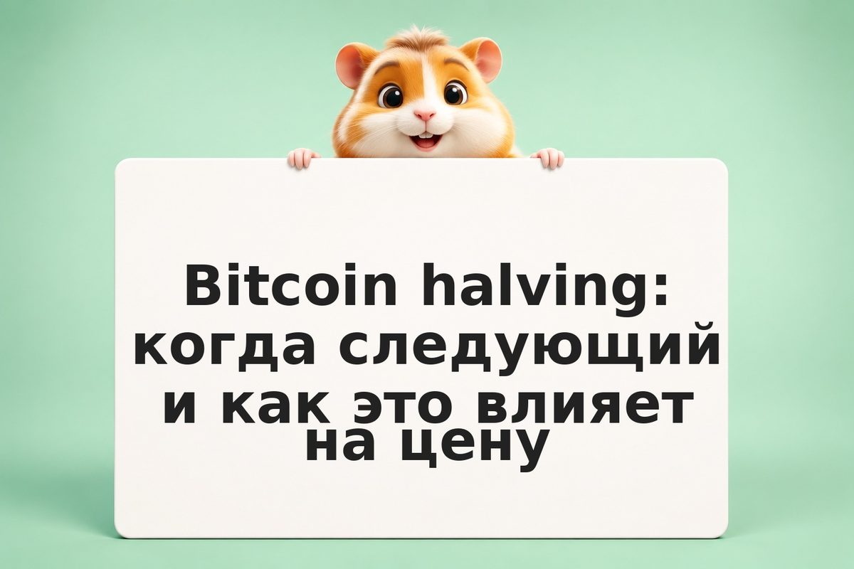 Bitcoin halving: когда следующий и как это влияет на цену
