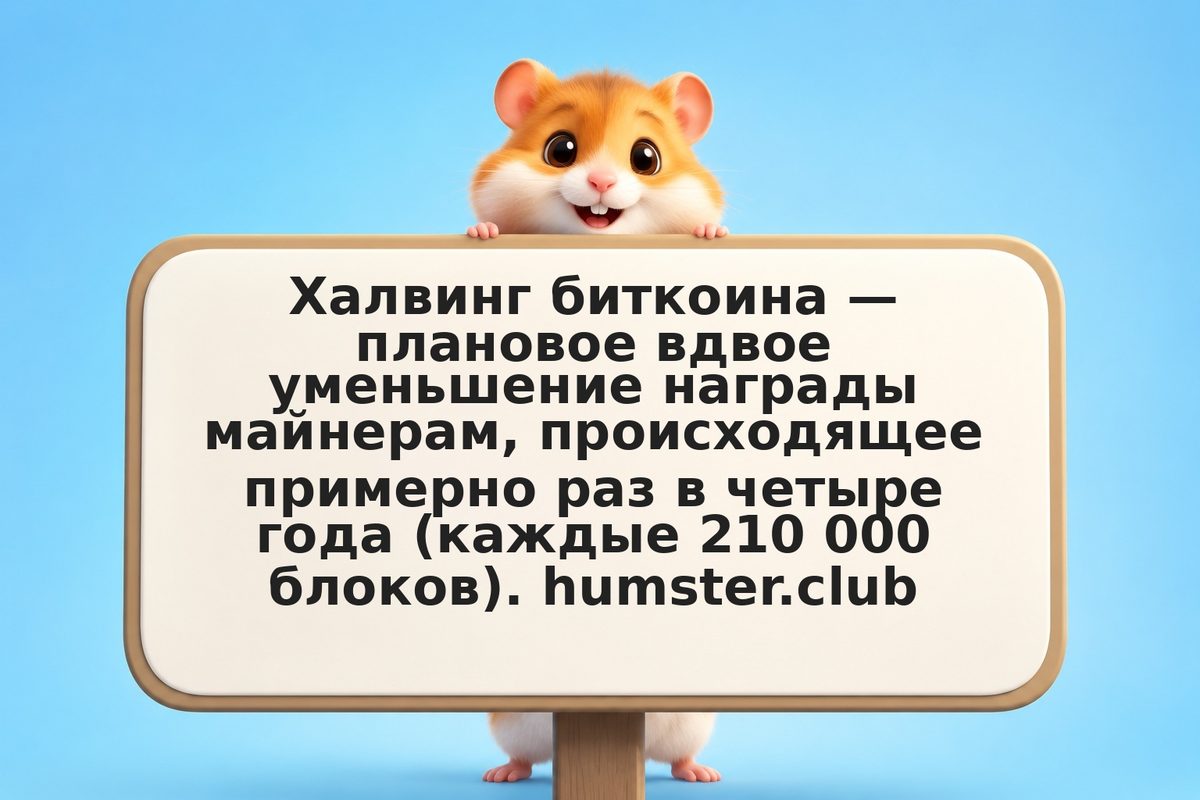 Bitcoin halving: когда следующий и как это влияет на цену