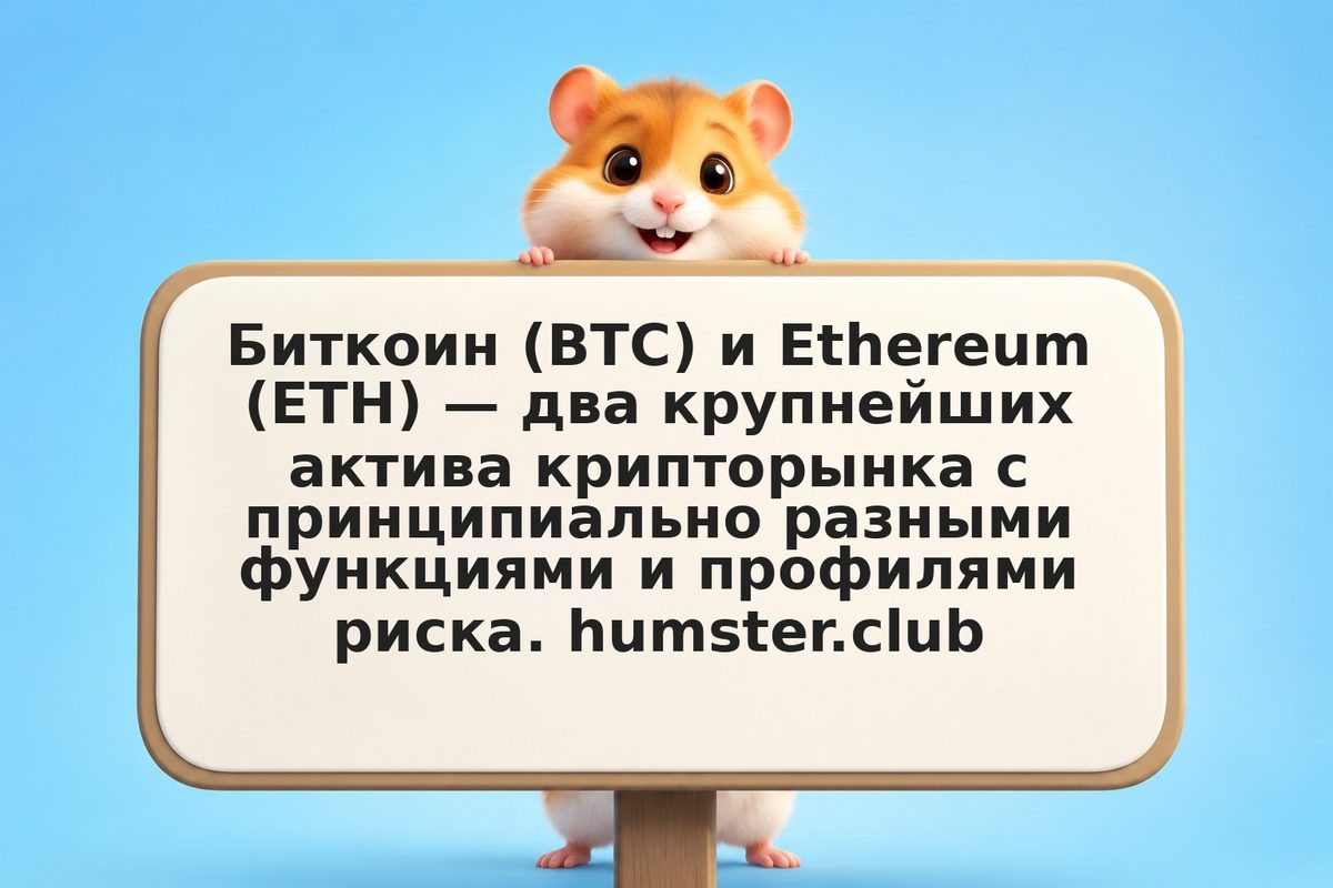Биткоин или Ethereum: что купить первым в 2026 году
