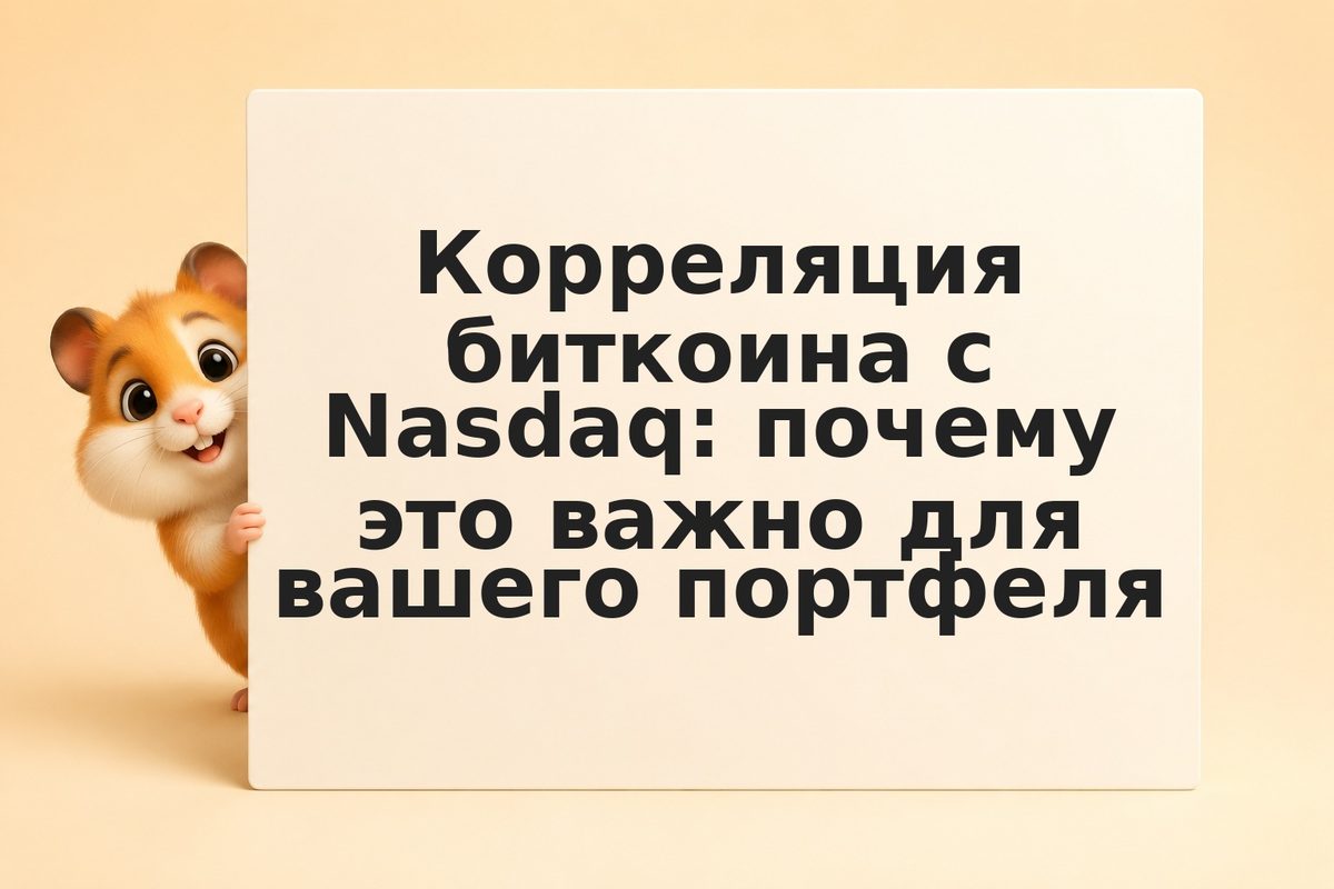 Корреляция биткоина с Nasdaq: почему это важно для вашего портфеля