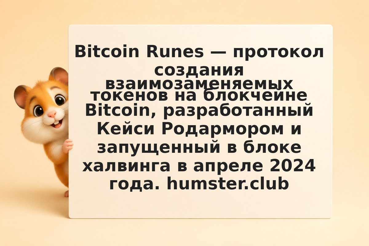 Bitcoin Runes: что это и как работает новый протокол