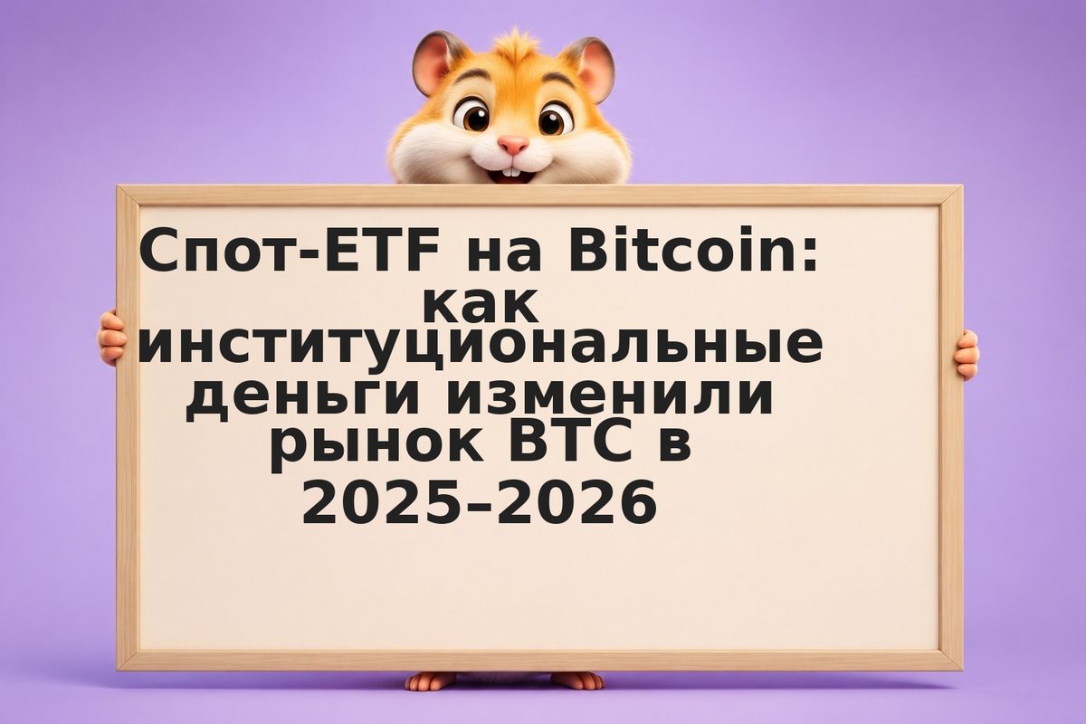 Спот-ETF на Bitcoin: как институциональные деньги изменили рынок BTC в 2025–2026