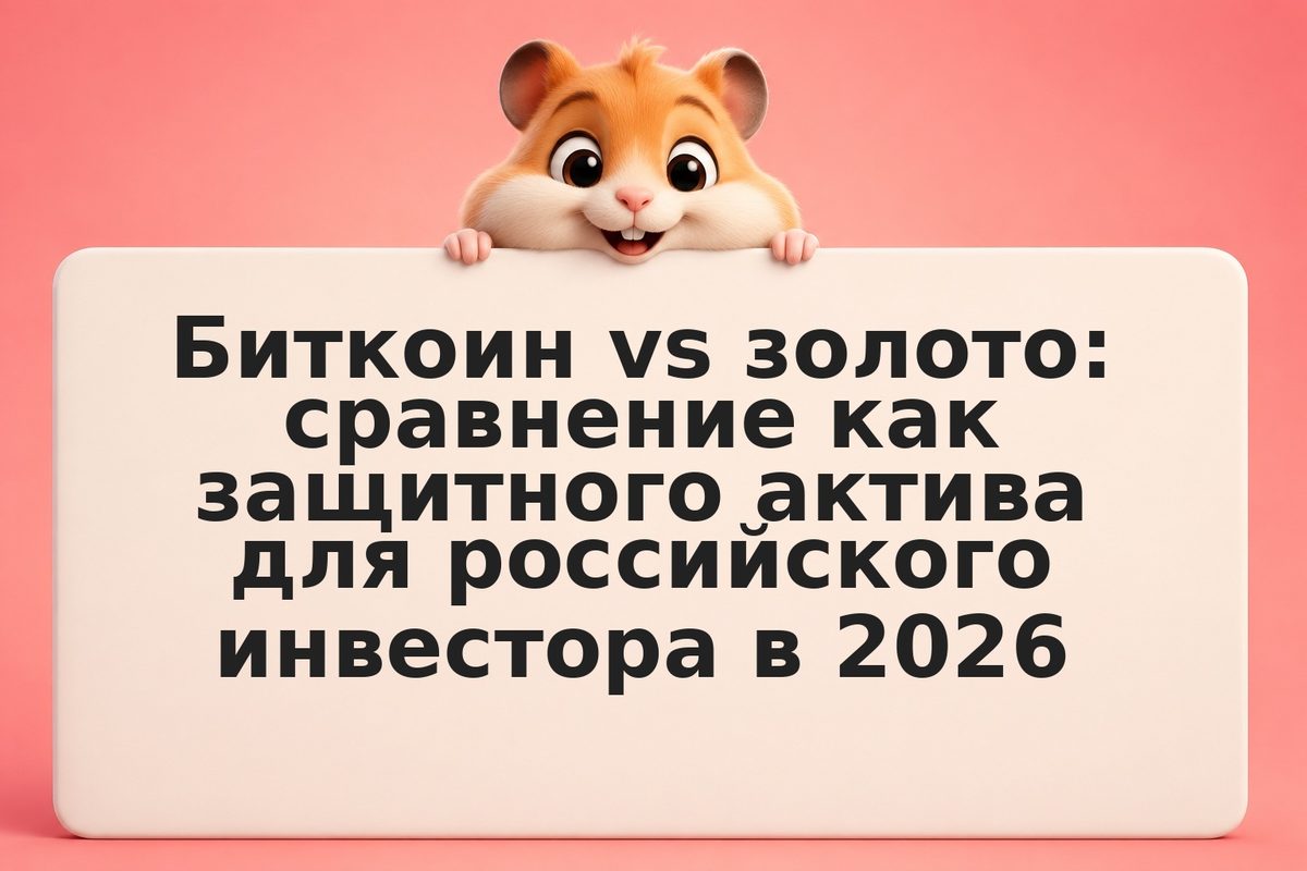 Биткоин vs золото: сравнение как защитного актива для российского инвестора в 20