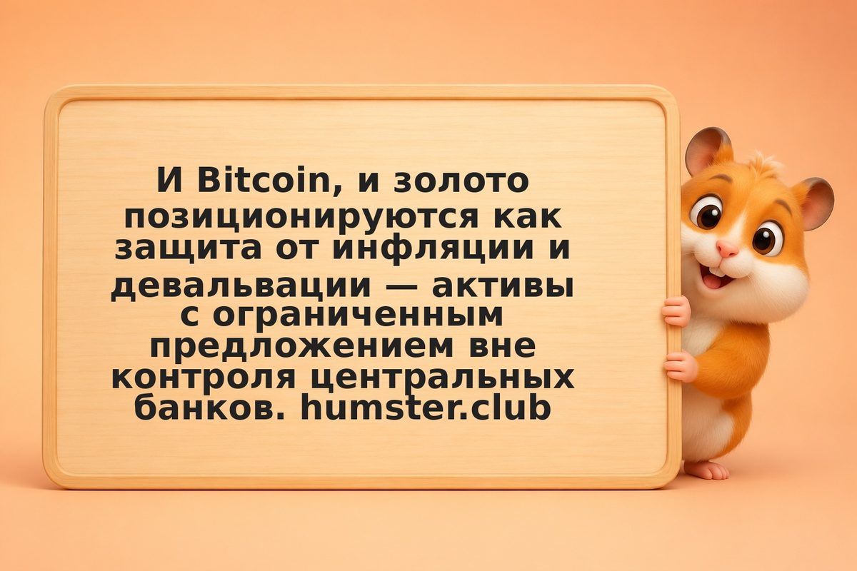 Биткоин vs золото: сравнение как защитного актива для российского инвестора в 20
