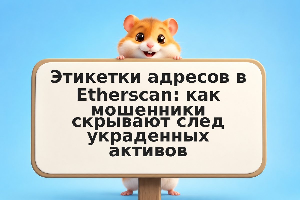 Этикетки адресов в Etherscan: как мошенники скрывают след украденных активов