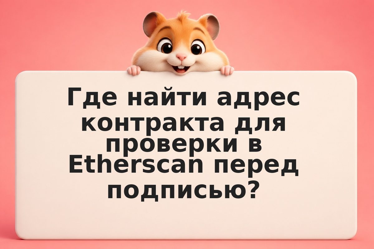 Как проверить контракт в Etherscan перед подписью в MetaMask
