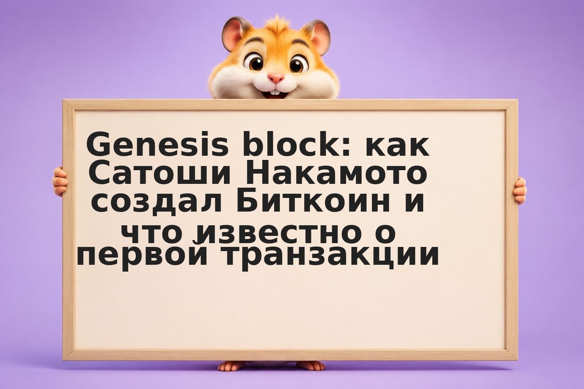 Genesis block: как Сатоши Накамото создал Биткоин и что известно о первой транза