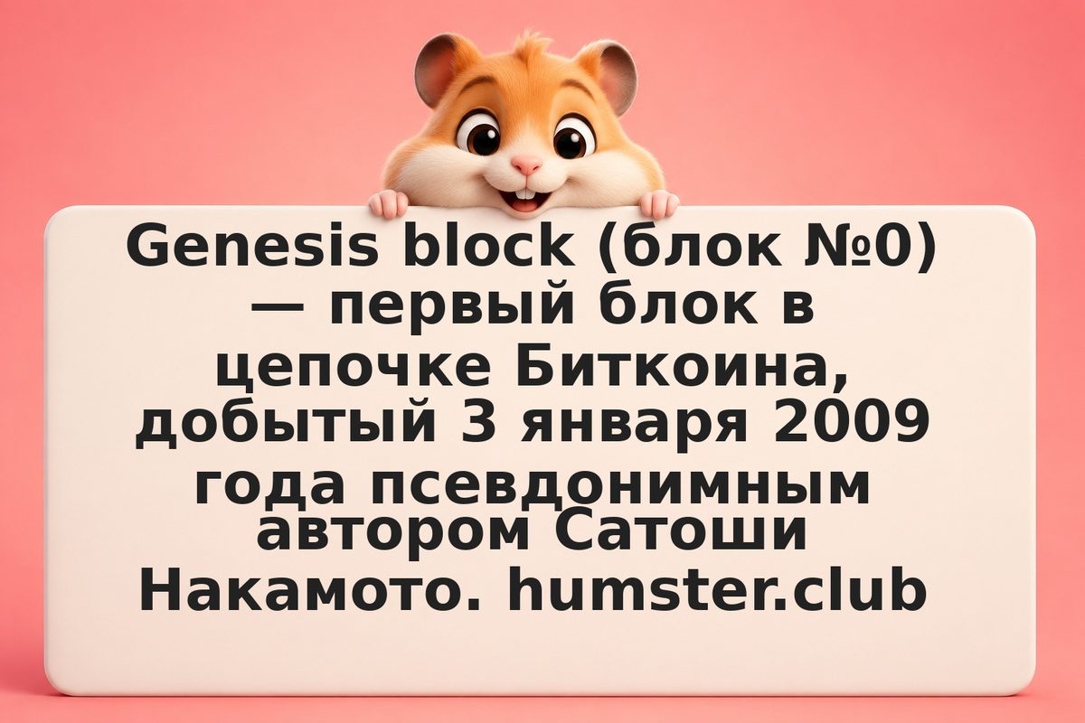 Genesis block: как Сатоши Накамото создал Биткоин и что известно о первой транза