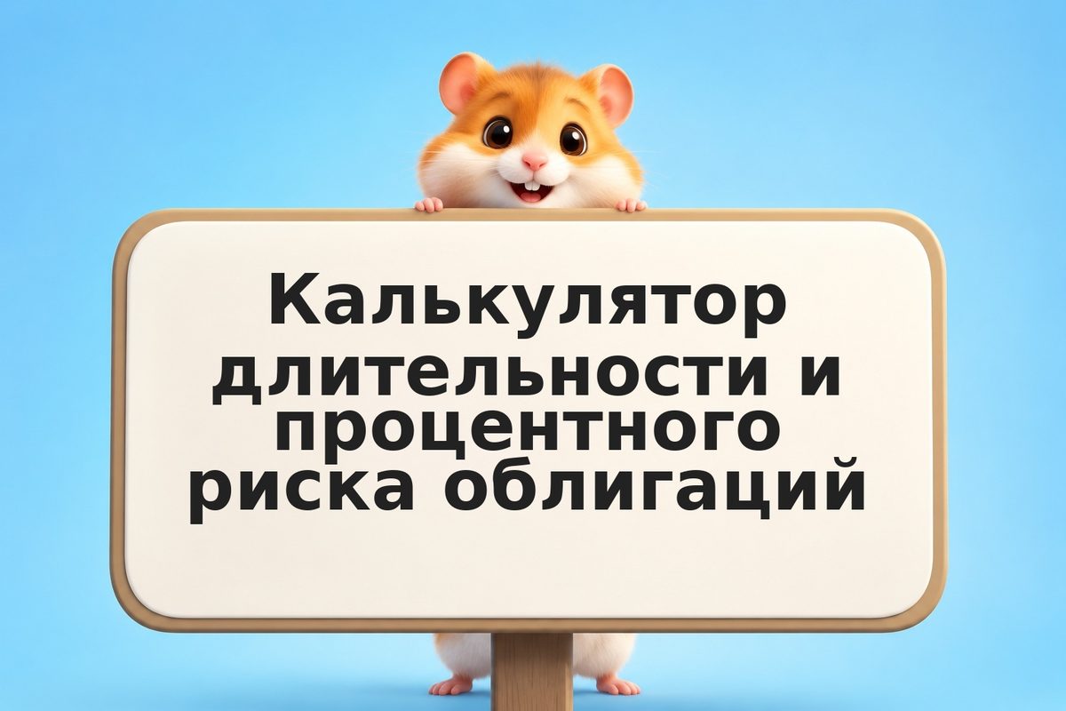 Калькулятор длительности и процентного риска облигаций