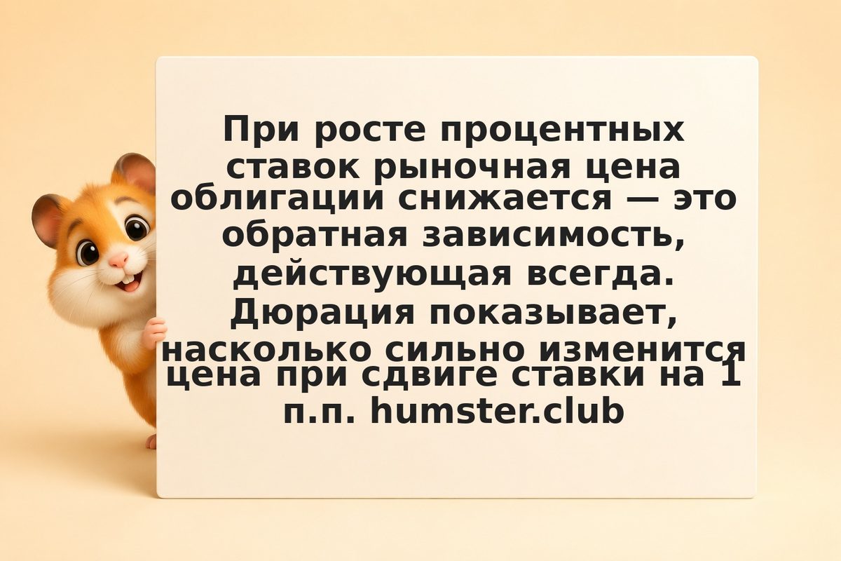 Калькулятор длительности и процентного риска облигаций