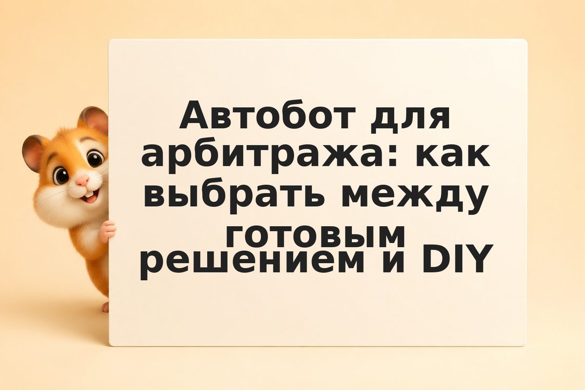 Автобот для арбитража: как выбрать между готовым решением и DIY