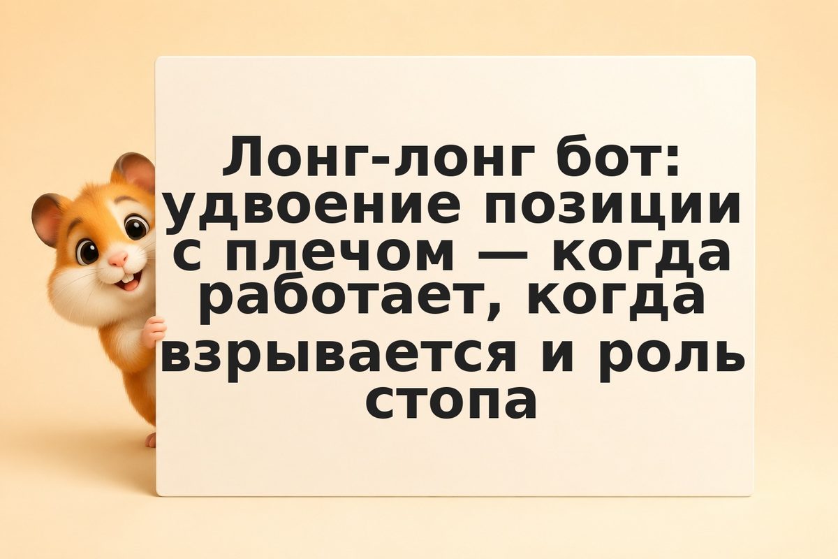 Лонг-лонг бот: удвоение позиции с плечом — когда работает, когда взрывается и ро
