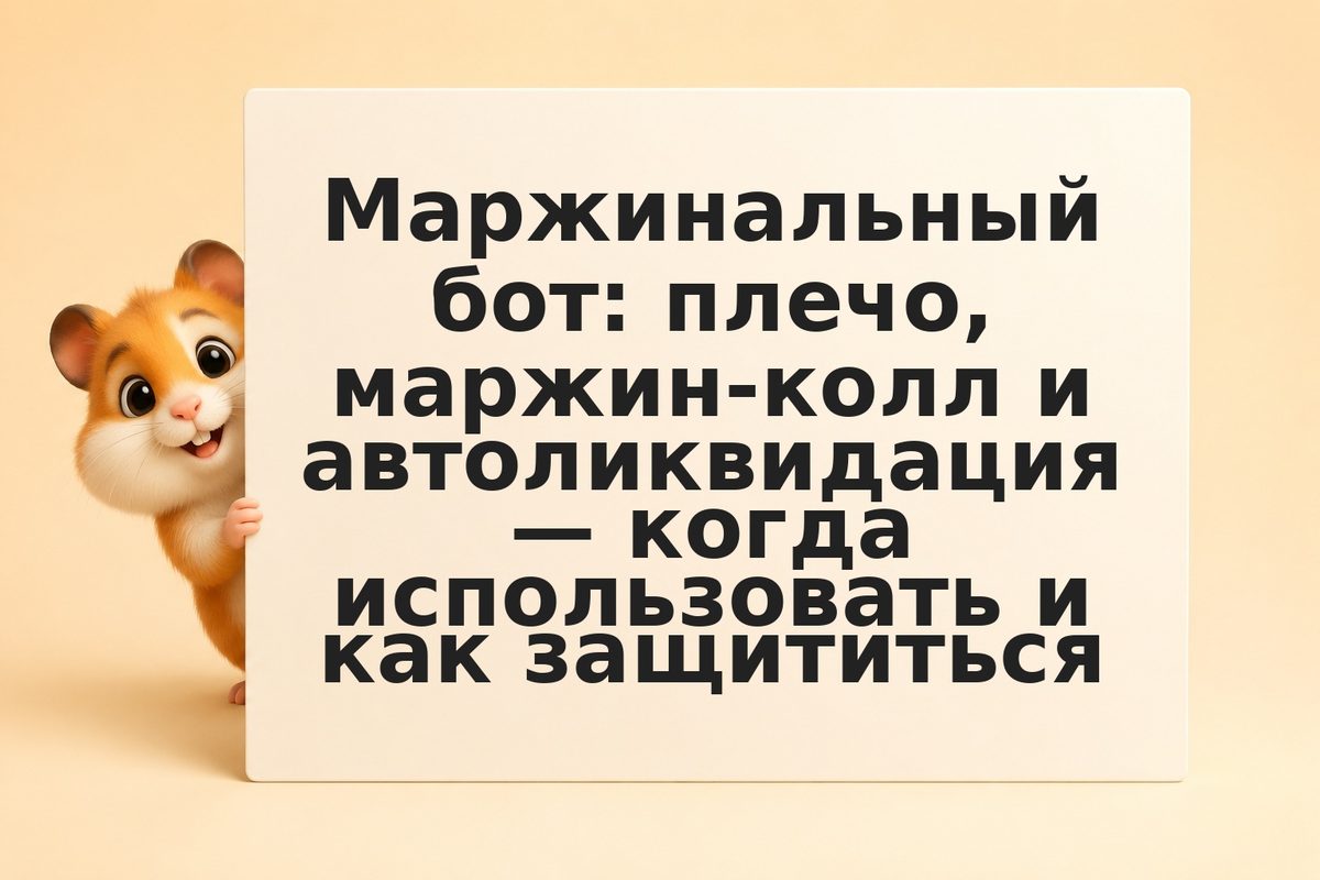 Маржинальный бот: плечо, маржин-колл и автоликвидация — когда использовать и как